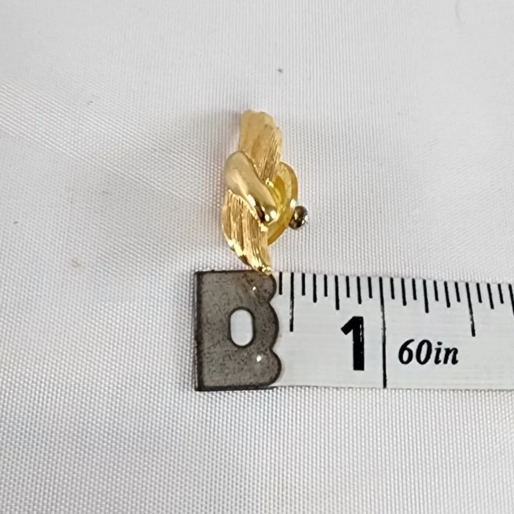 Napier Vintage Art Deco Style Broach Gold Tone Original Rare Pin‎ Classic 80s